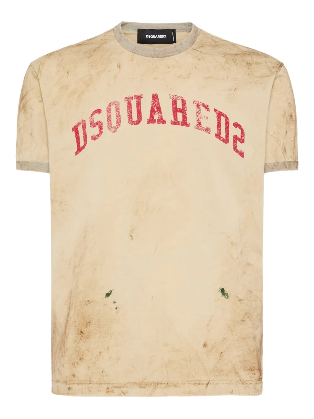 DSQUARED2 Dirty T-shirt Beige