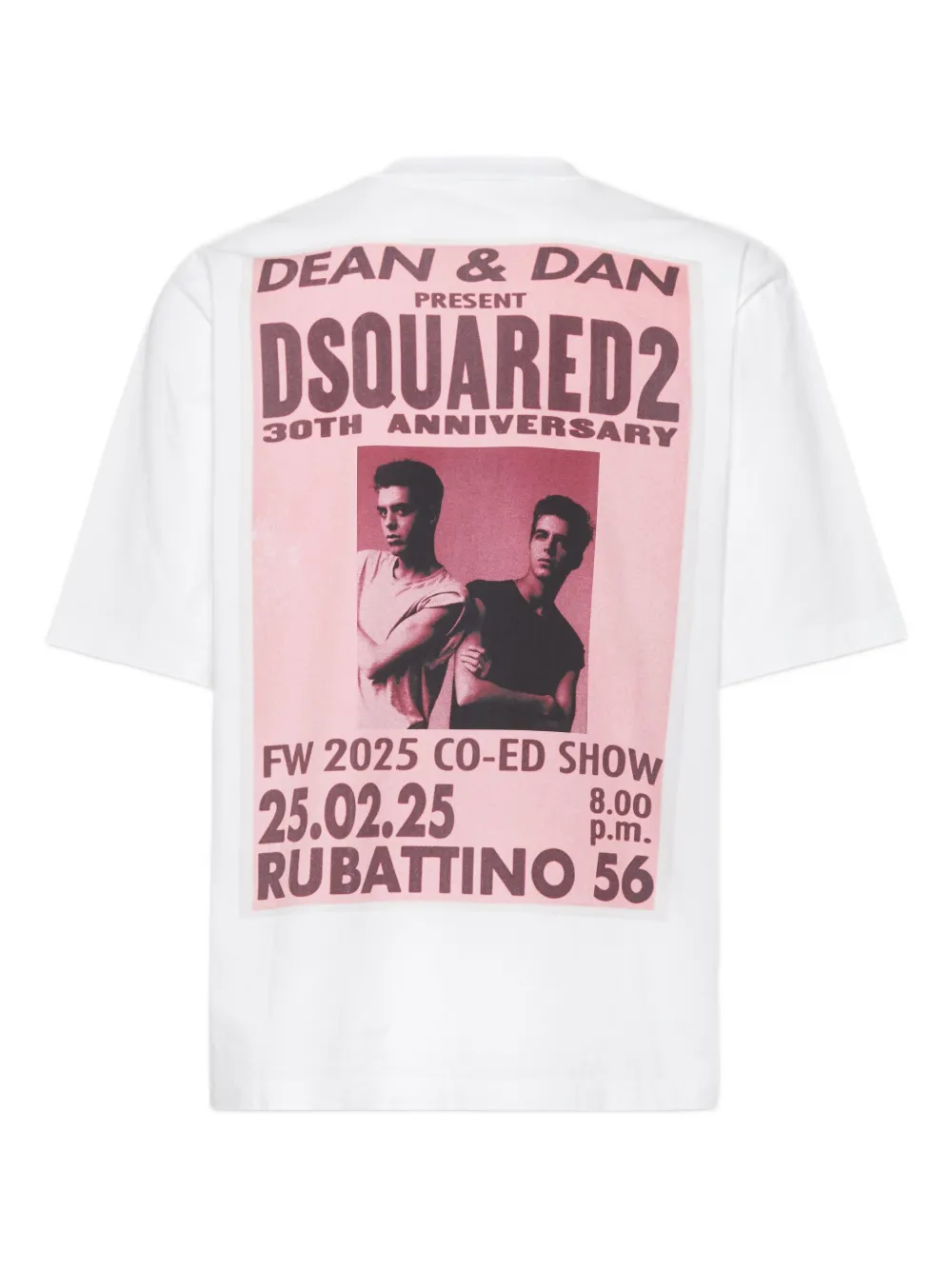 DSQUARED2 T-shirt met logoprint - Wit