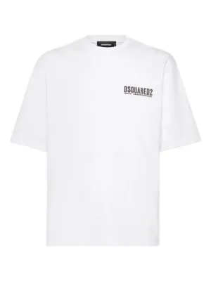 VETEMENTS logo-print Cotton t-shirt | White | FARFETCH ZA