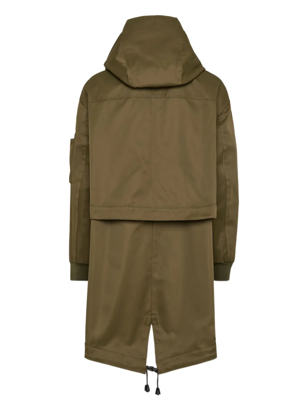 DSQUARED2 Gelaagde parka Groen