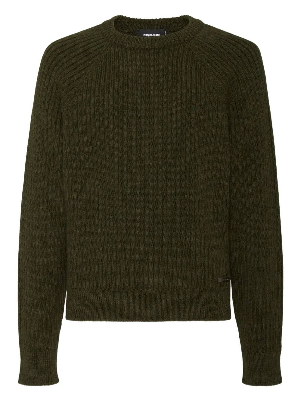 DSQUARED2 ribbed jumper | Green | Image 1