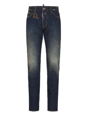 DSQUARED2 ペイント ダメージ ジーンズ | ブルー | FARFETCH JP