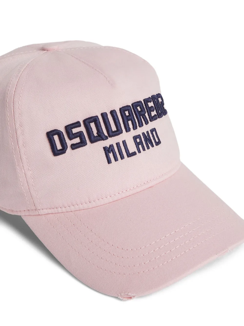 DSQUARED2 Honkbalpet met geborduurd logo Roze