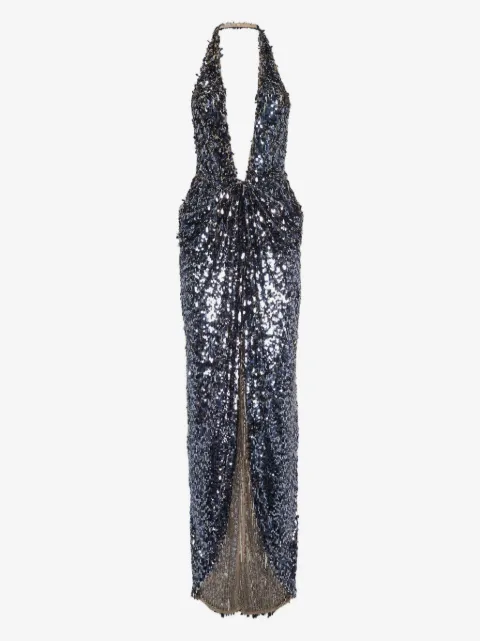 DSQUARED2 Abito lungo con paillettes