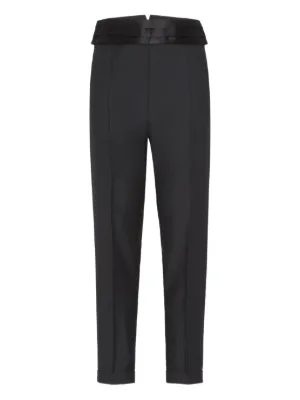 DSQUARED2 Flared Tailored Trousers | Black | FARFETCH