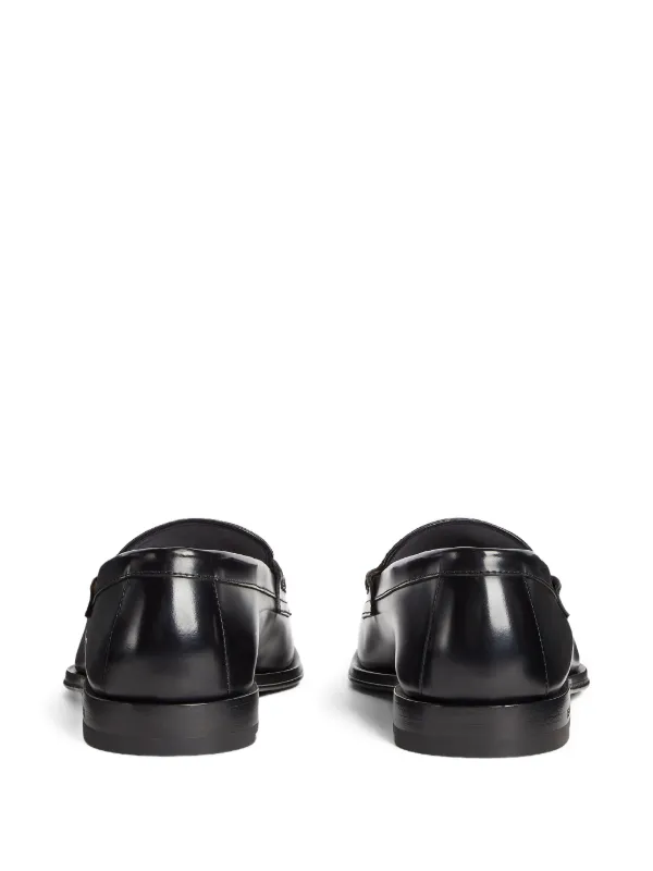 DSQUARED2 レザー ペニーローファー | ブラック | FARFETCH JP