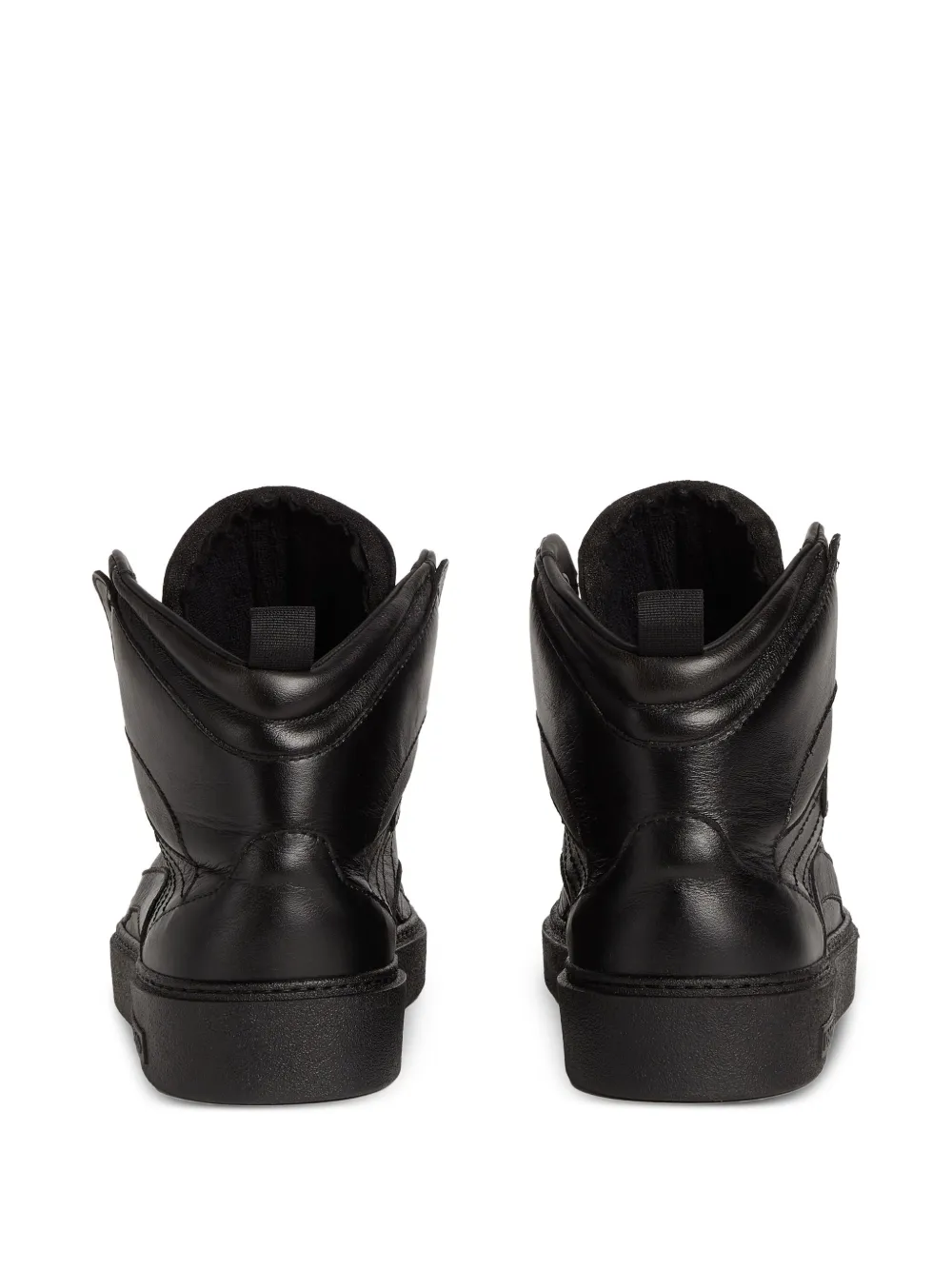 DSQUARED2 leather sneakers Black