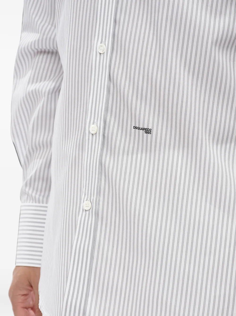 DSQUARED2 Dan katoenen overhemd Wit
