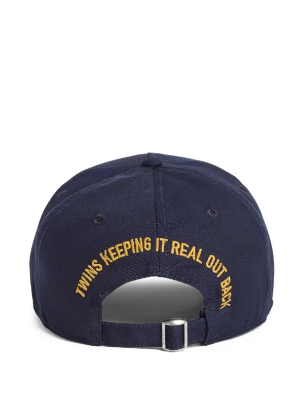 DSQUARED2 Dsquared2 Logo Baseball Cap | Blue | FARFETCH GE