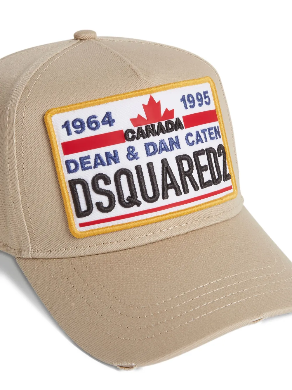 DSQUARED2 Katoenen honkbalpet Beige