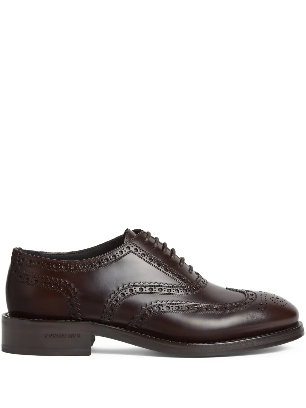 DSQUARED2 leather Oxford shoes Brown