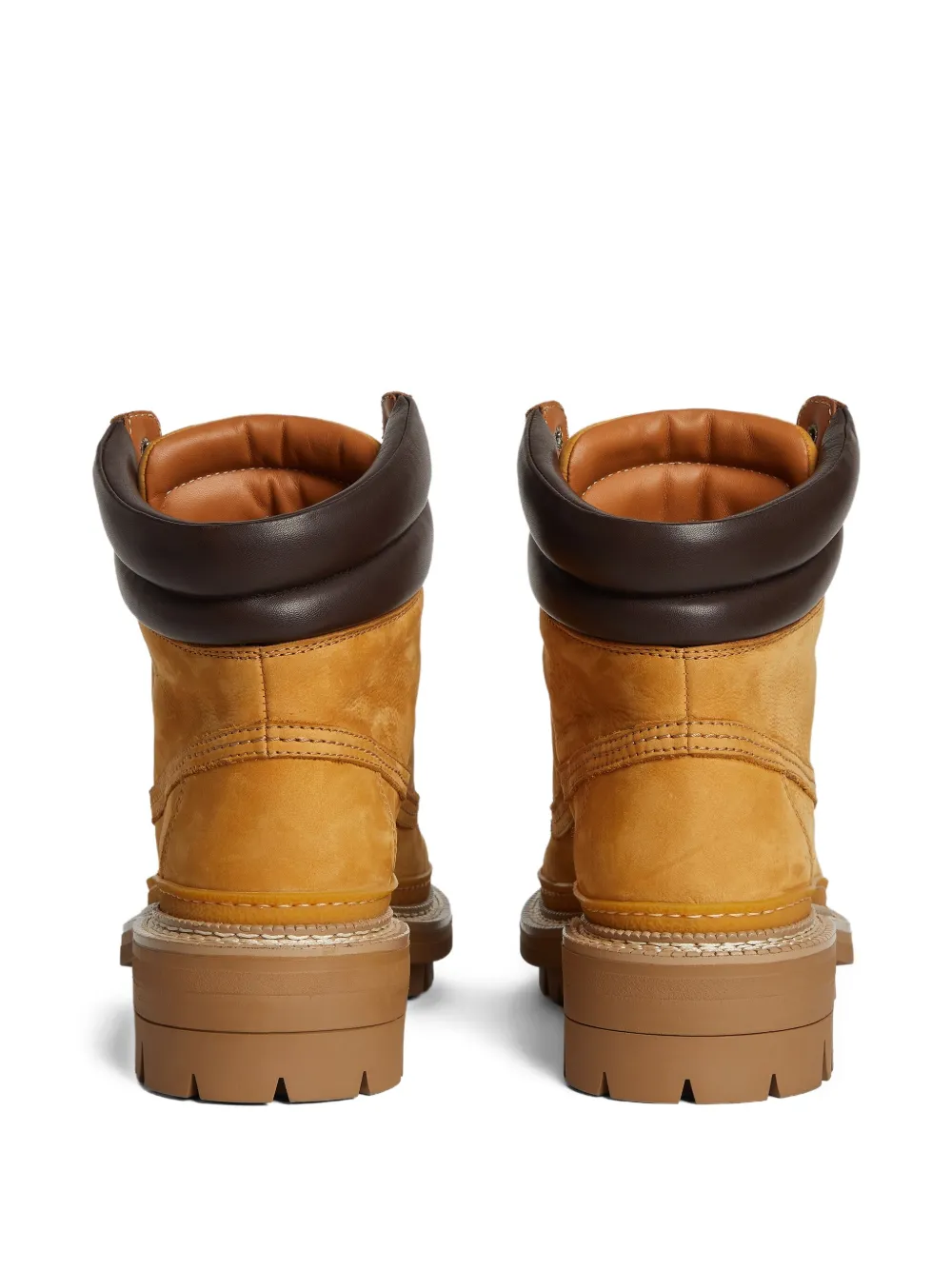 Dsquared2 Army Combat Boots In Orange