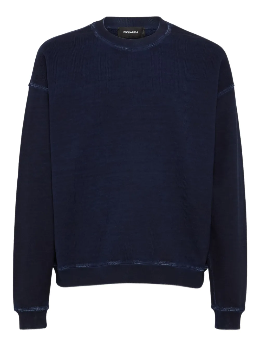 DSQUARED2 Sweater met logopatch Blauw