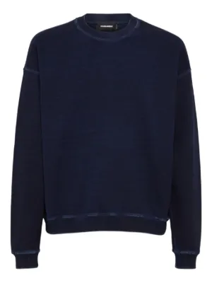 限定✨DSQUARED2 CIRO print sweat shirt NVY Printed Ciro Cool Fit Hoodie Sweatshirt