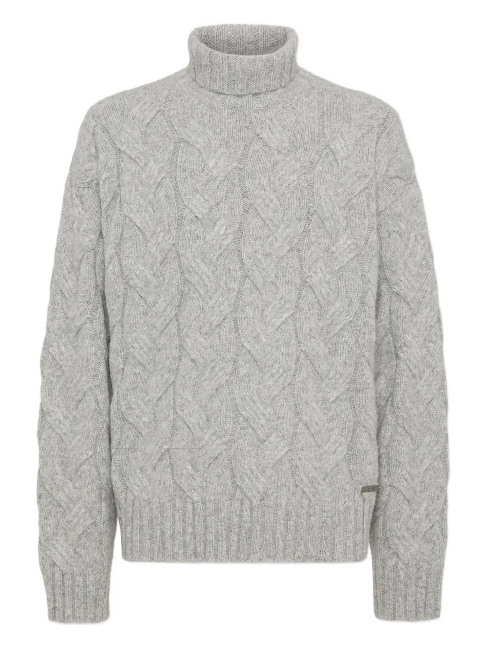 DSQUARED2 Kabelgebreide trui Grijs