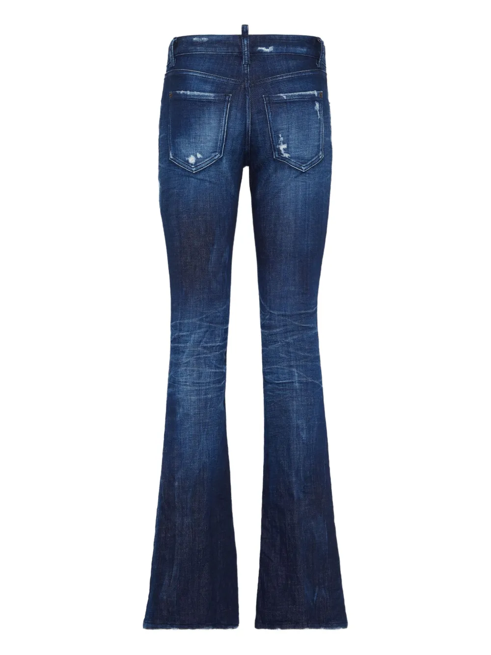 DSQUARED2 Gerafelde flared jeans Blauw