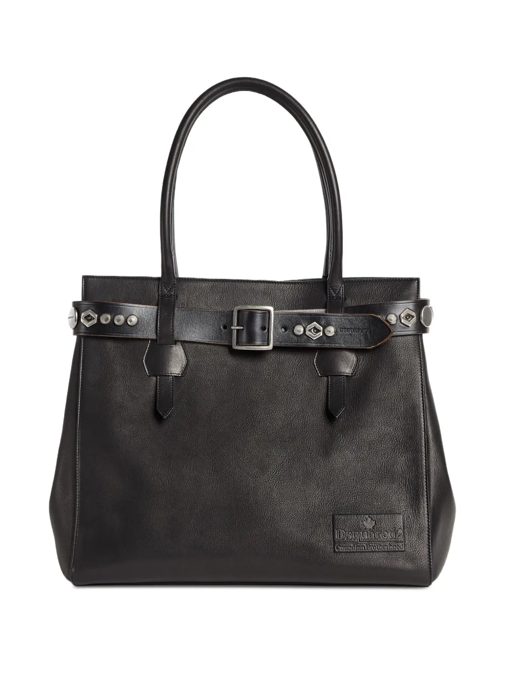 DSQUARED2 leather tote bag | Black | Image 1