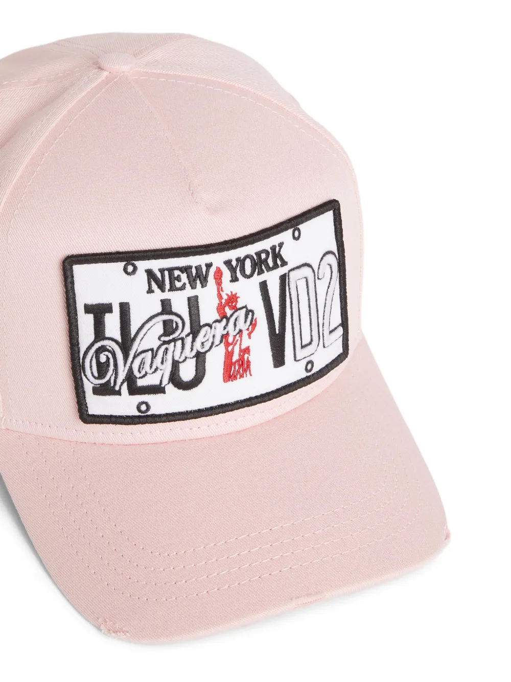 Dsquared2 Vaquera Baseball Cap In Pink