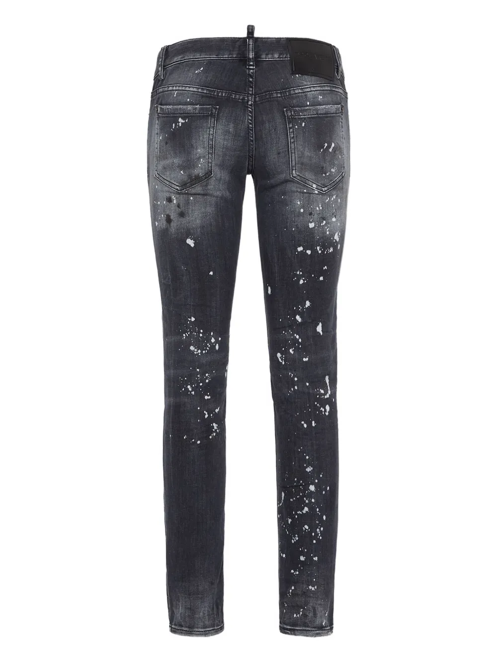 DSQUARED2 Jeans met verfspetters - Zwart
