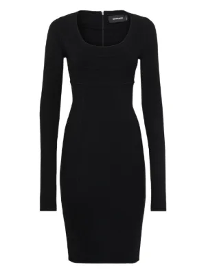 【新品】DSQUARED２　ストレッチワンピース　ドレス　カットワーク　Vネック 新品】DSQUARED2 ストレッチワンピース ドレス カットワーク V