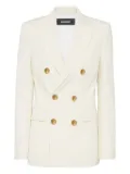DSQUARED2 double-breasted blazer - White