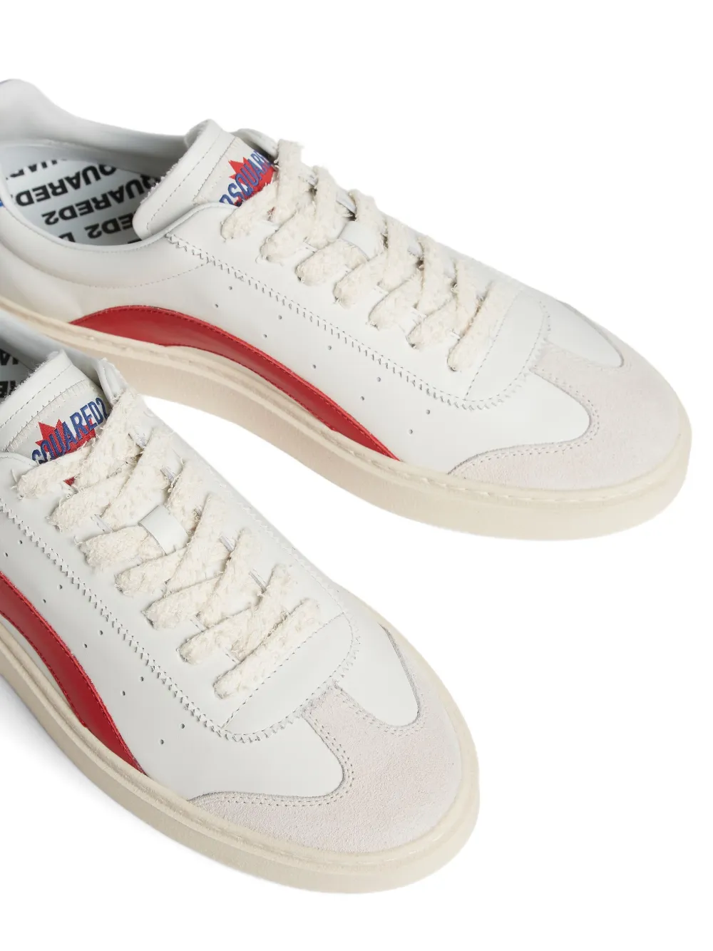 DSQUARED2 leather sneakers White