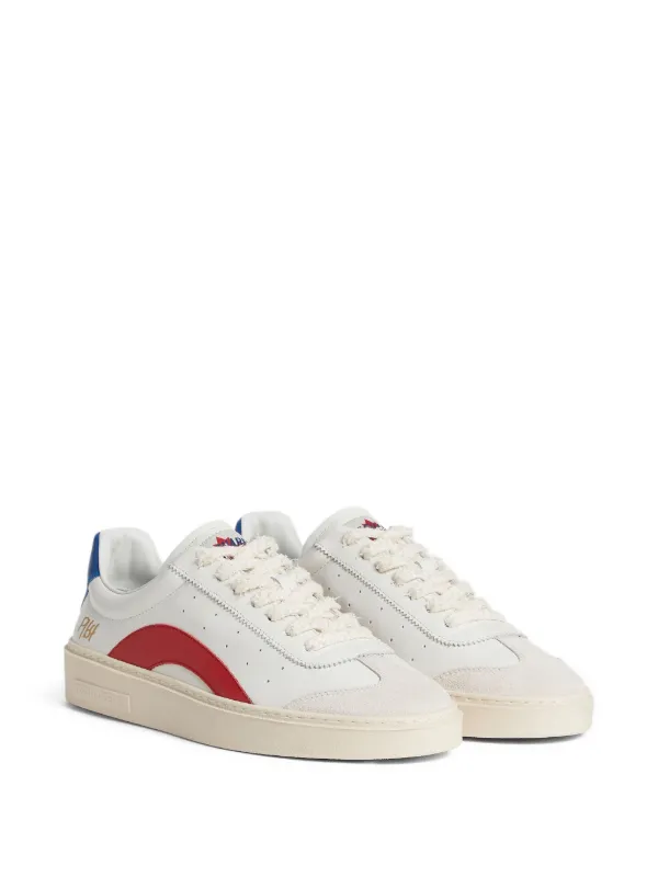 スニーカー DSQUARED White Leather Sneakers DSQUARED2 Leather Sneakers | White | FARFETCH