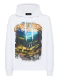 DSQUARED2 graphic-print hoodie - White
