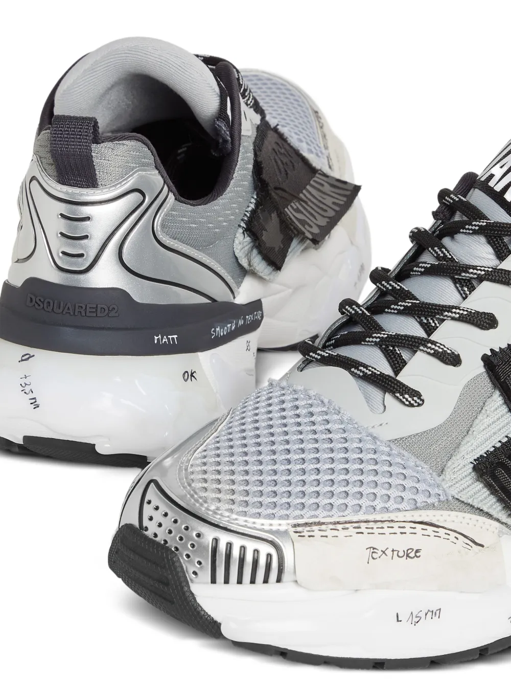 Dsquared2 Faster Sneakers In Gray