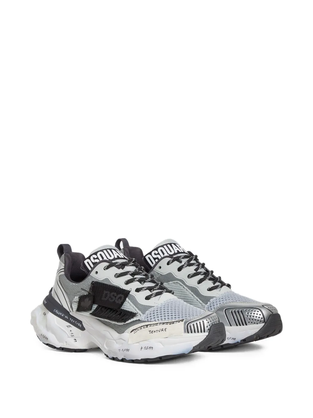 Dsquared2 Faster Sneakers In Gray