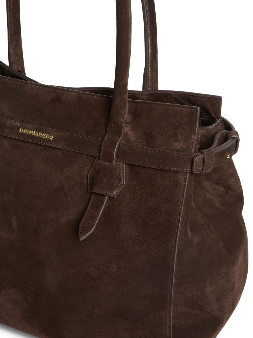 DSQUARED2 Suède shopper Bruin