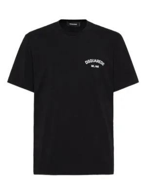 DSQUARED2 t-shirt à Logo Imprimé Noir MA