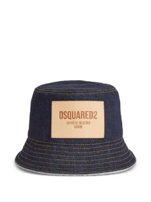 DSQUARED2 デニム バケットハット | ブルー | FARFETCH JP