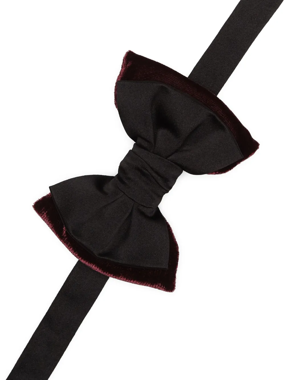 DSQUARED2 Vlinderstrik met fluwelen afwerking Rood