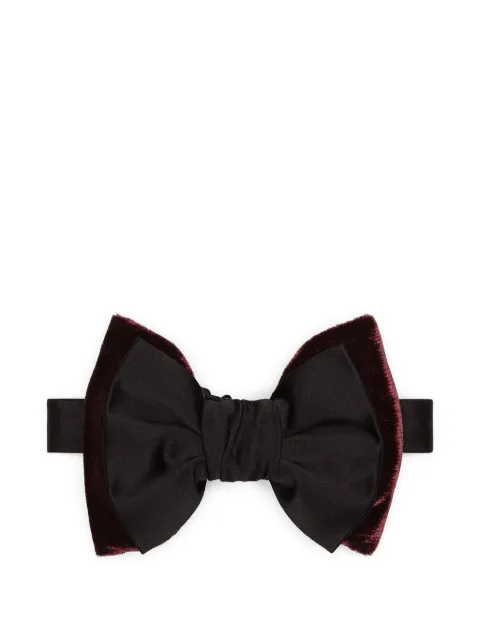 DSQUARED2 velvet-trim bow tie