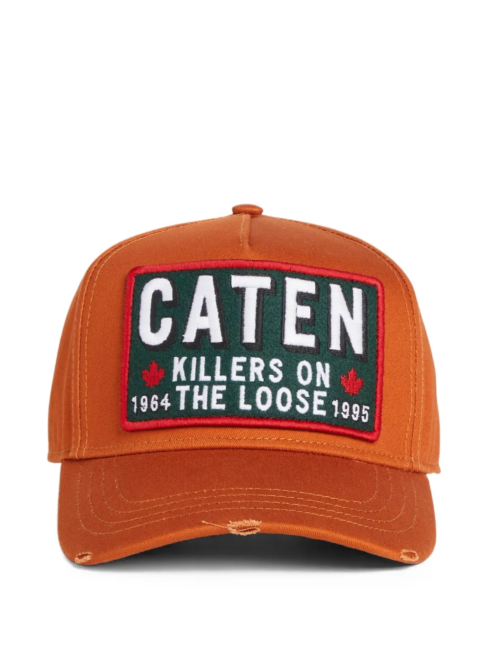 DSQUARED2 Honkbalpet met Canadian-patch Oranje