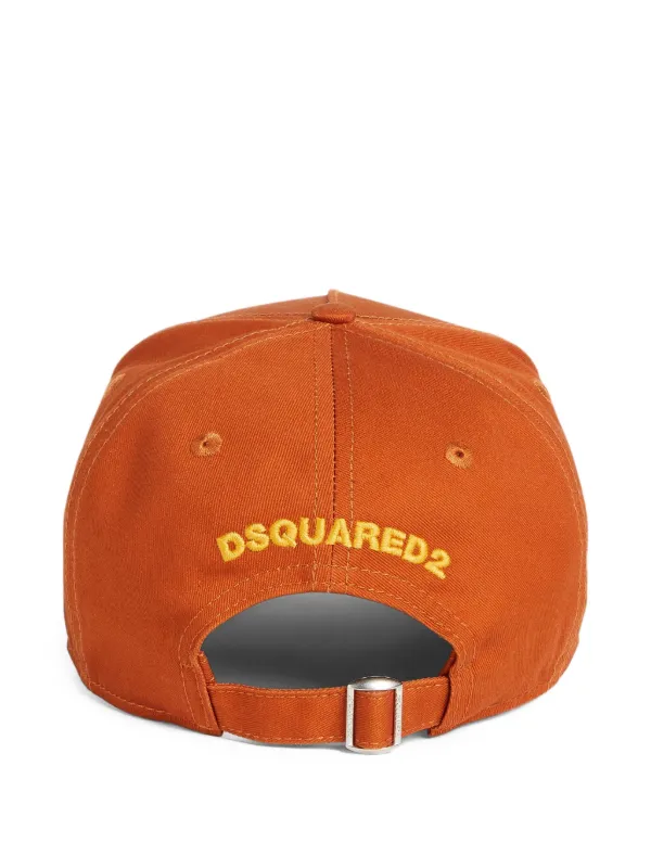 DSQUARED2 Canadian-patch Baseball Cap | Orange | FARFETCH