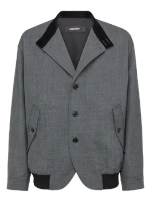 DSQUARED2 コーチジャケット | ブラック | FARFETCH JP
