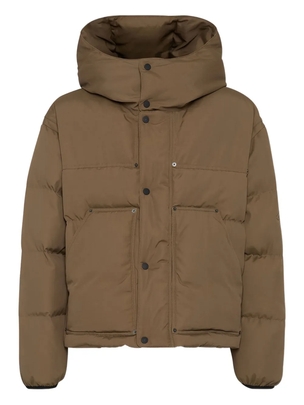 DSQUARED2 Icon New Generation utility hooded puffer jacket | Brown | Image 1