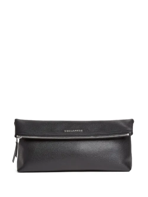 Pochette en cuir à fini grainé - DSQUARED2 - Modalova