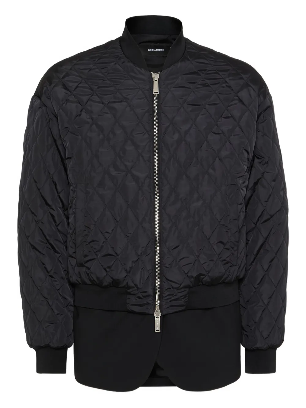 DSQUARED2 quilted bomber jacket | Black | Image 1