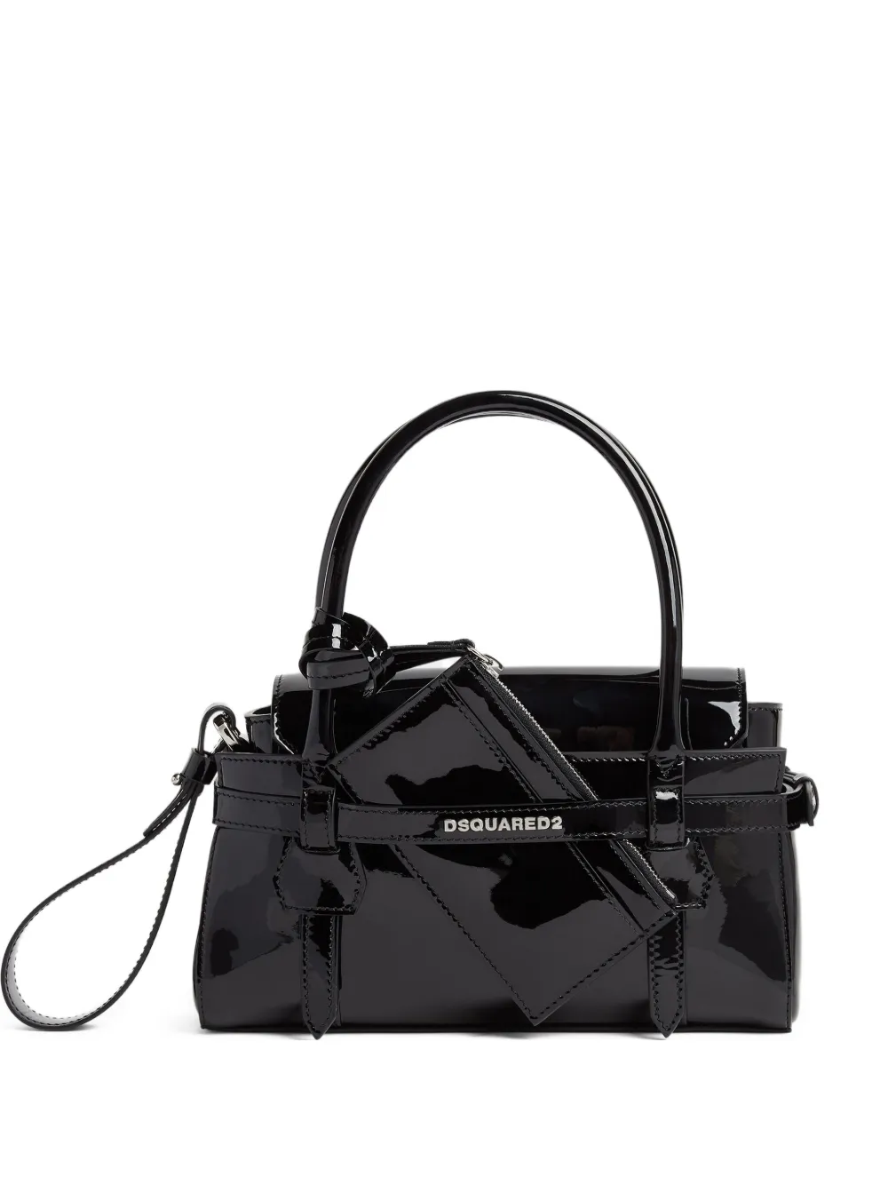 DSQUARED2 leather tote bag | Black | Image 1