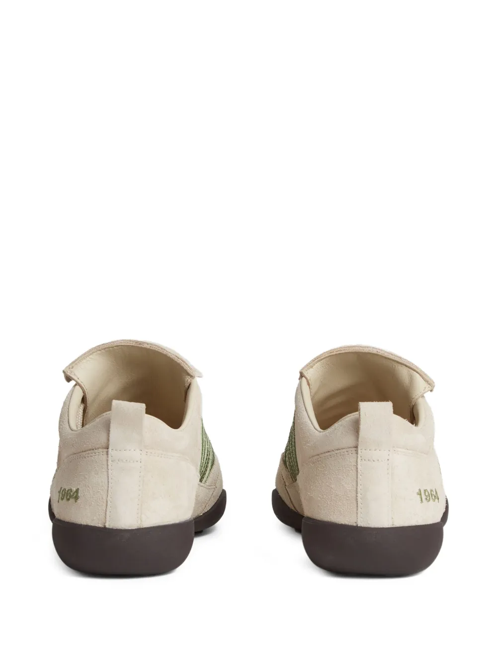DSQUARED2 logo-embroidered sneakers Neutrals