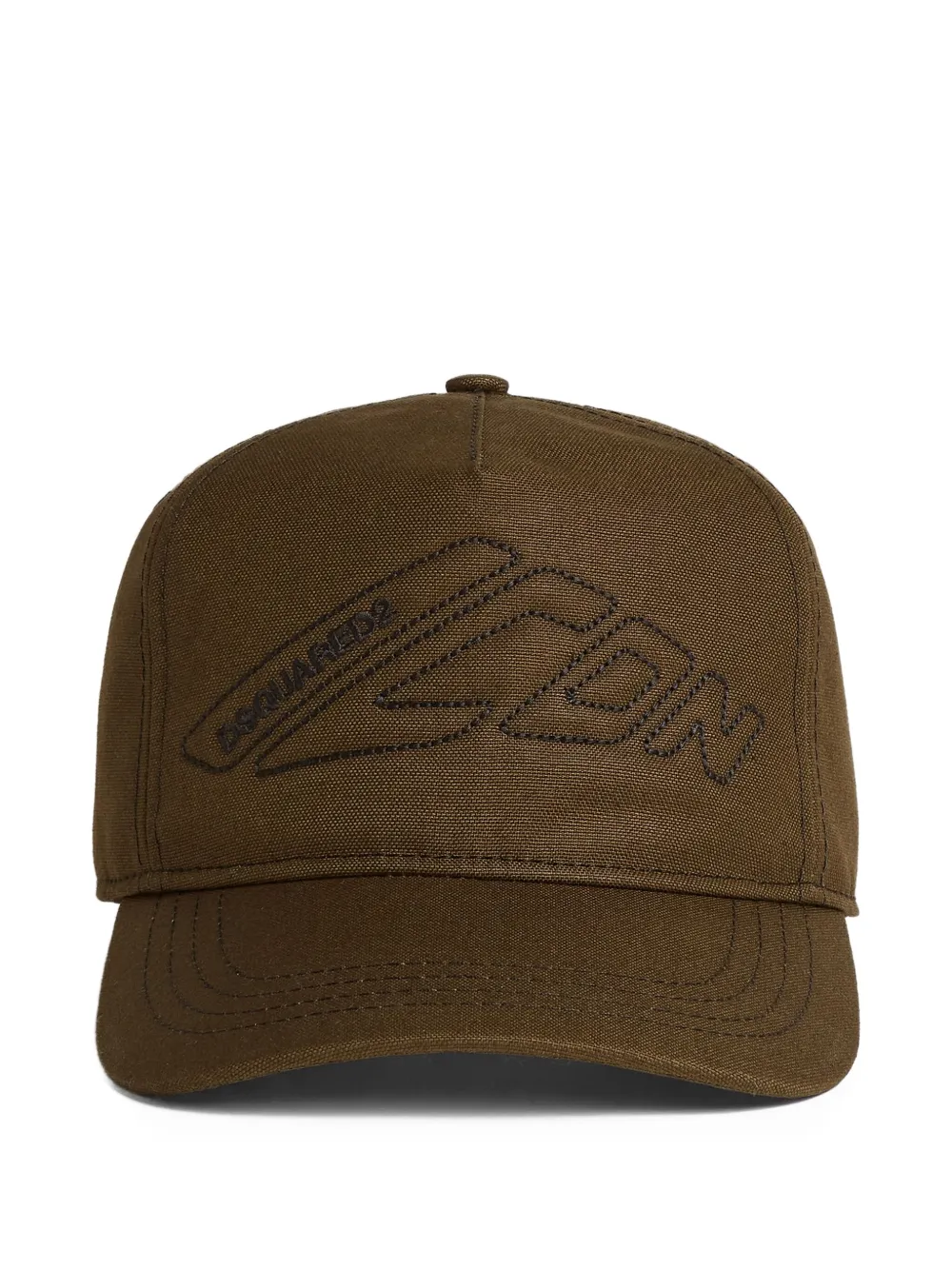 DSQUARED2 Pet met geborduurd logo Groen