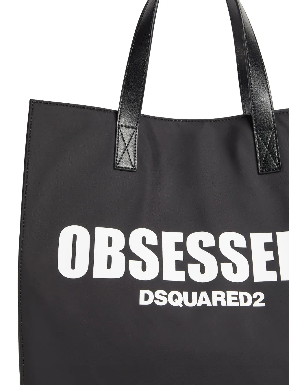 DSQUARED2 Schoudertas met logoprint Zwart