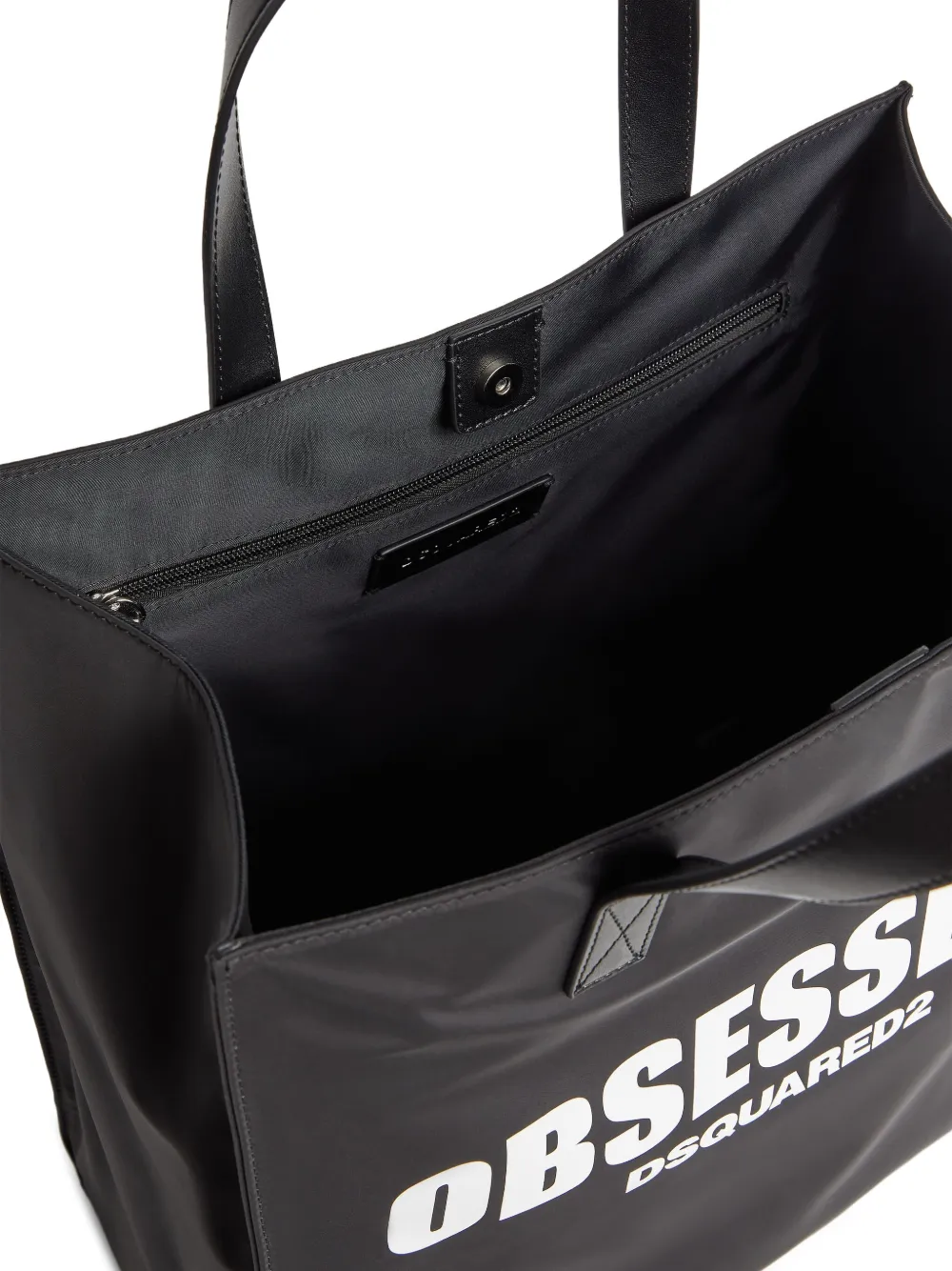 DSQUARED2 Schoudertas met logoprint Zwart