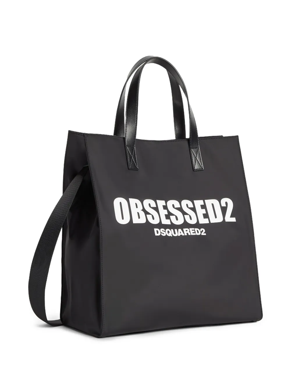 DSQUARED2 Schoudertas met logoprint Zwart