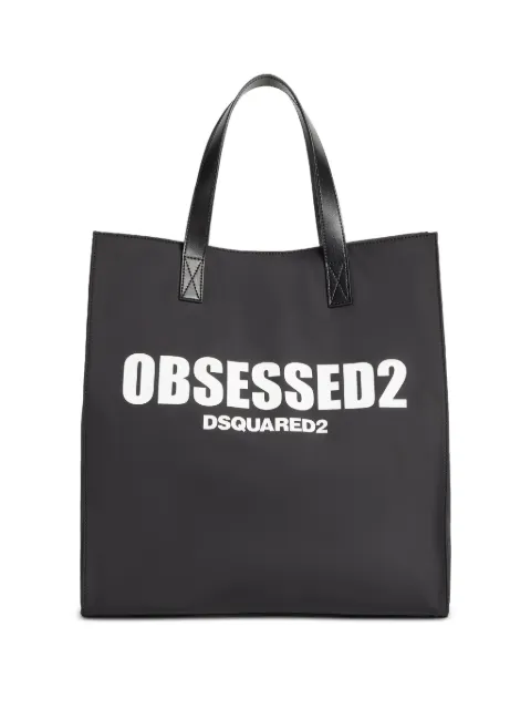 DSQUARED2 logo-print shoulder bag