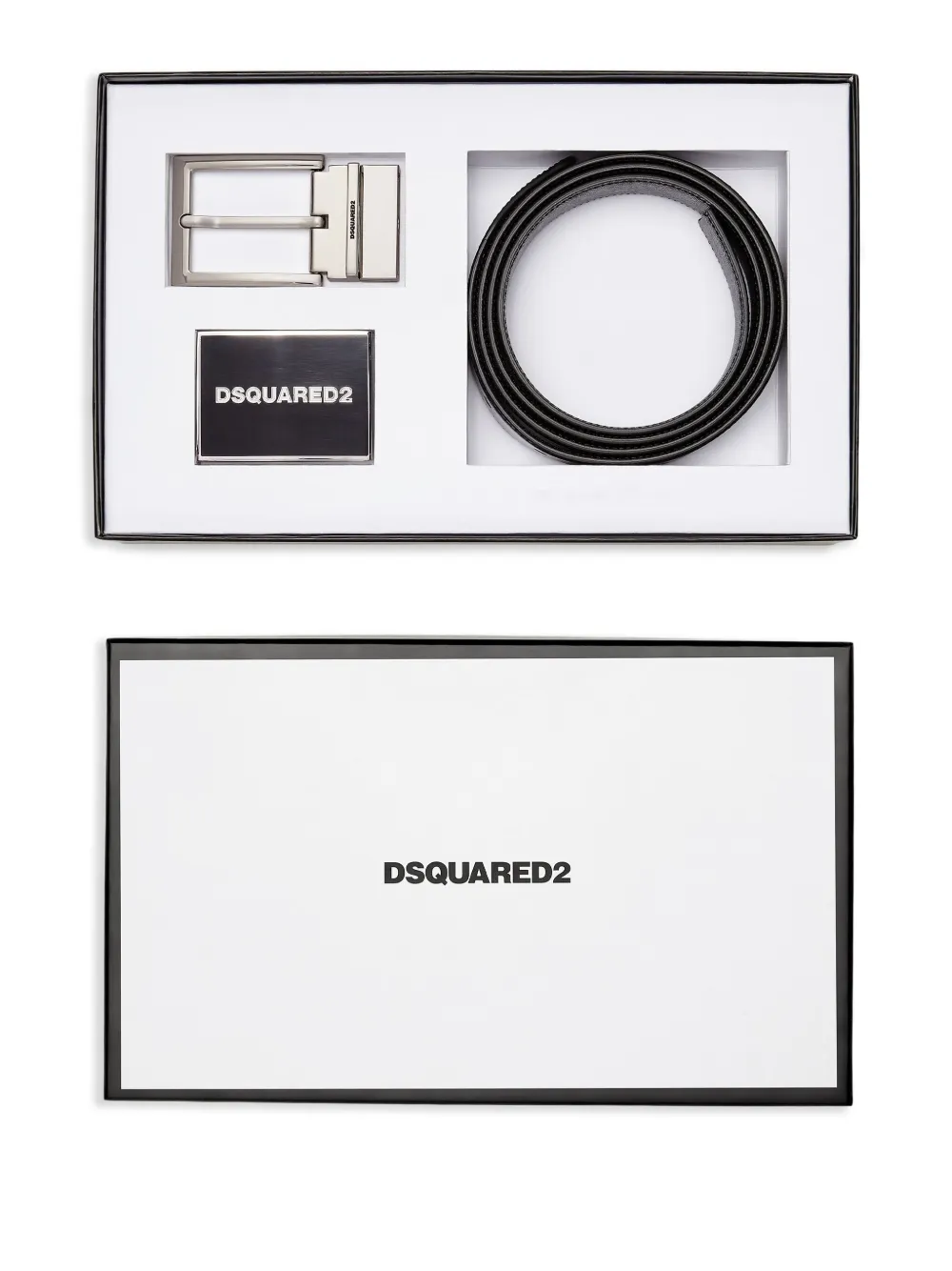 DSQUARED2 Leren cadeauset (set van drie) Zwart