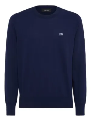 Supreme Small Box Logo Crewneck Sweatshirt | Blue | FARFETCH
